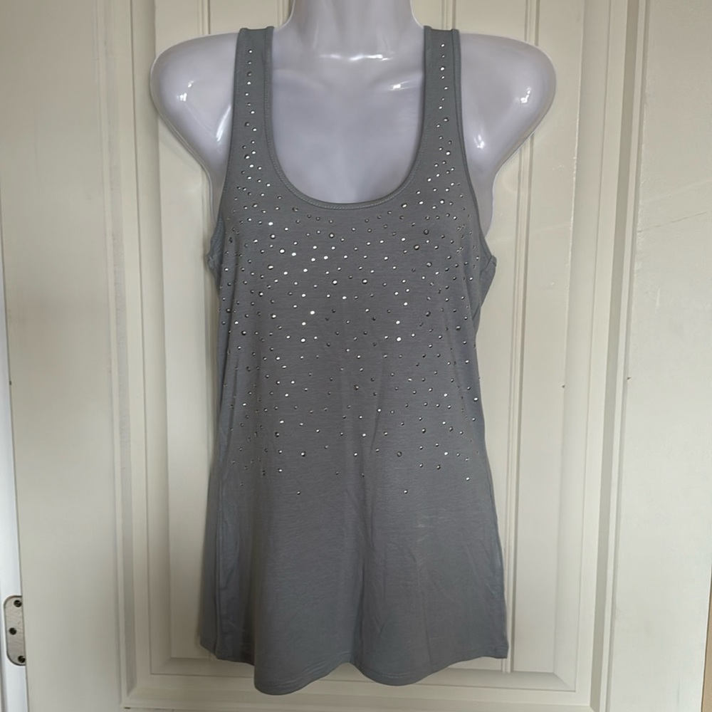 R&W Grey, Bling Camisole Size Small.
